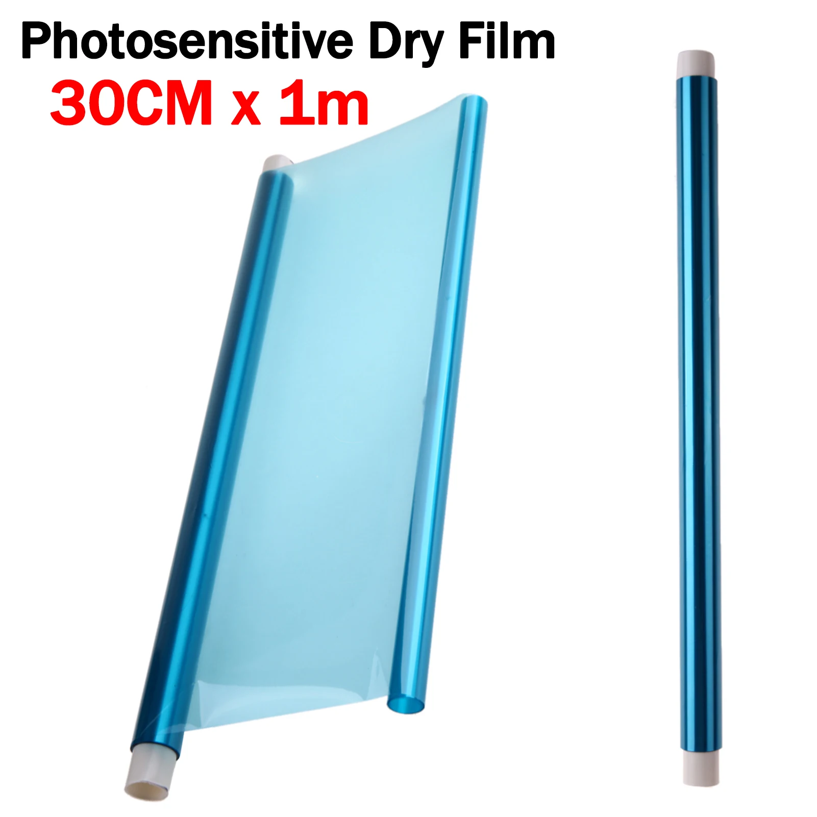 30CM 1M Portable Photosensitive Dry Film for Circuit Photoresist Sheet for Plating Hole Covering Etching Producing PCB Board