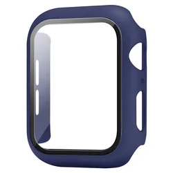 Premium Glass Screen Protector with Protective Cover for Series 4-5-6-SE 40MM (15 Midnight Blue)