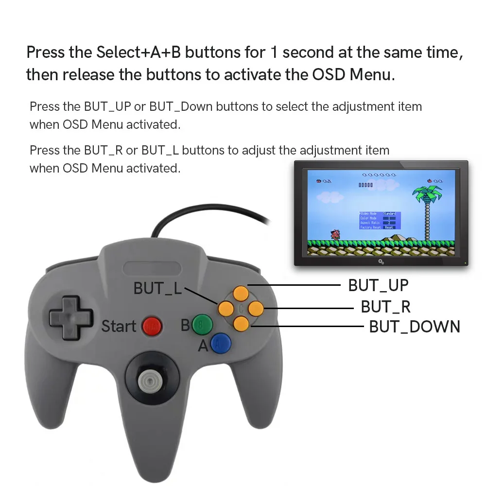 Hivelocidadeido-hdmi Cabo Kit para N64 Digital Game Console com Fita Extra Cabo - Image 6
