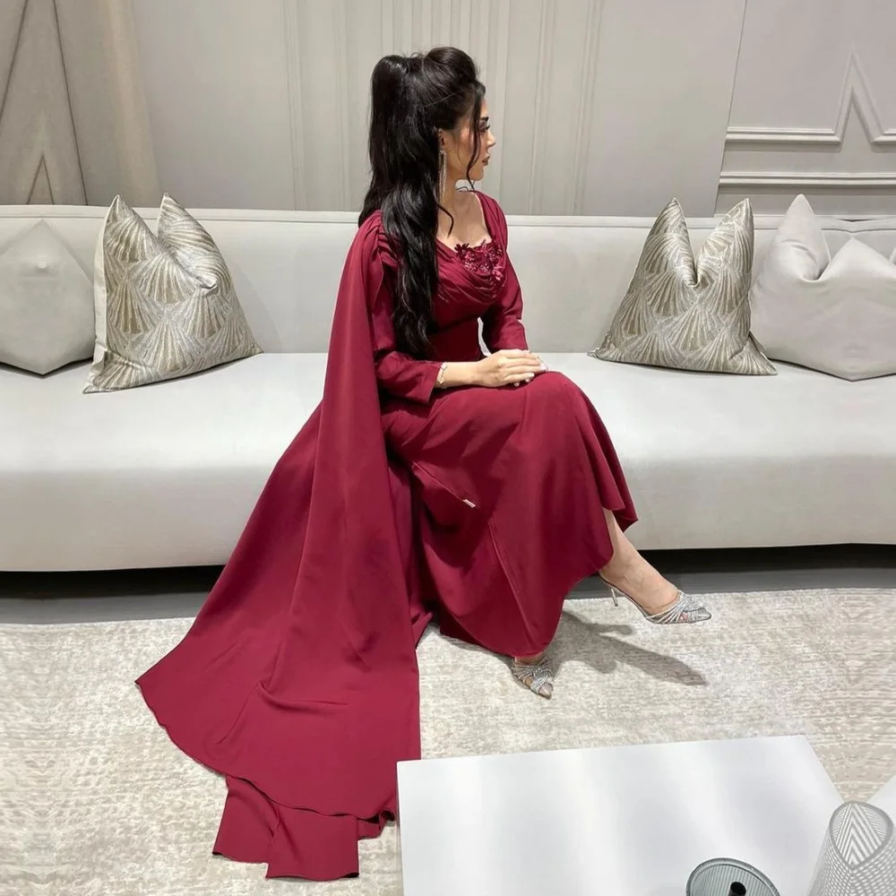 

Prom Dress Exquisite Square Sheath Handmade Taffeta Occasion Evening Gown Robe Demoiselle D Honneur Femme Balo Elbisesi