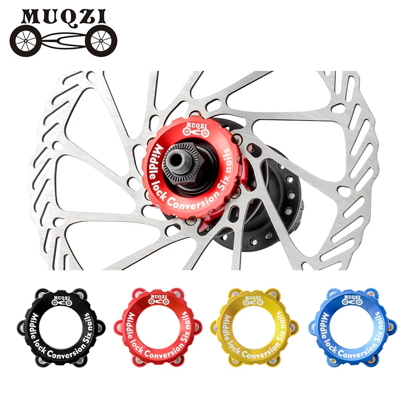 MUQZI Center-Lock Hubs To 6-Bolt Disc Brake Rotor Adapter Hubs ...