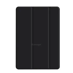 Enhanced Protective Silicone Stand Case for 11'' Tablets - Tri - folding Design (Black)
