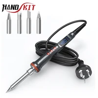 200W Electric Soldering Iron Digital Display Adjustable Temp Auto Sleep Solder Iron Protable Home Tin Repair Welding Tools 1
