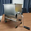 Easy Operate Meat Mixer Machine 10L Large Rollover Design Food Mixing Mixer Machine Stainless Steel Meat Mixer Machine 3