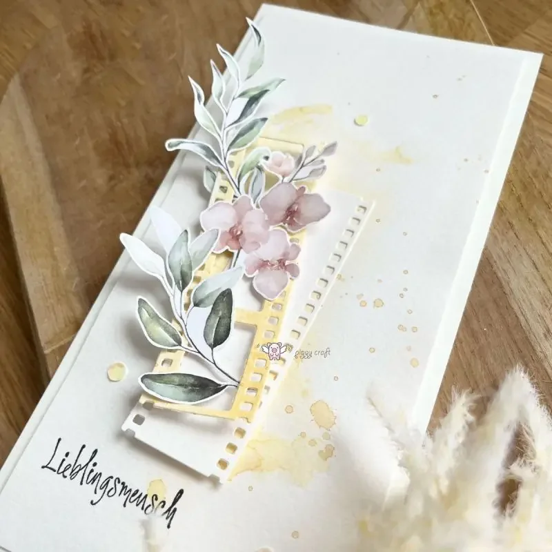 Mmao Craft Metall-Stanzformen, geschnittene Matrizenform, Fotolienrahmen, Sammelalbum, Papier, Basteln, Messerform, Klinge, Stanzen, Schablonen, Rahmen