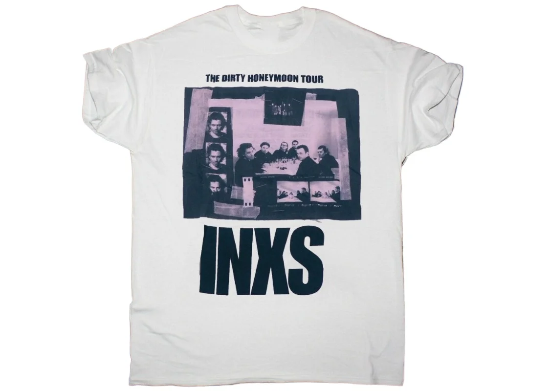RARE Vintage 1993 INXS Dirty Honeymoon Tour T Shirt Size S-4XL Cg713