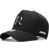 High top American sports baseball cap for both men and women, with a large head circumference and a wide brim, hard top duckbill 1