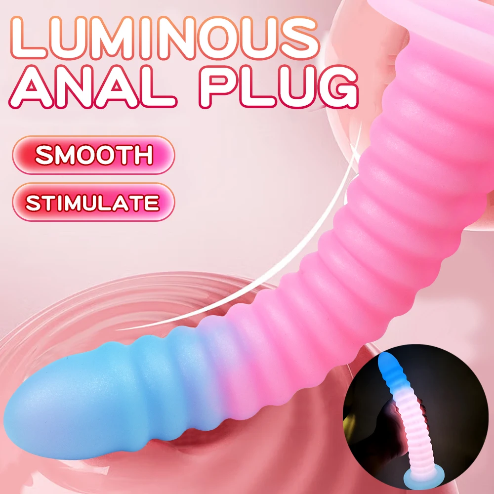 Liquid silicone anal plug oversized threaded anal plug female sex toy male homosexual toy male female sex toy anal sex toy