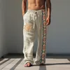 2024 3D Printing High Waisted Commuting Trend, Handsome And Versatile Sports Casual Wide Leg Pants, Loose Casual Pants 1