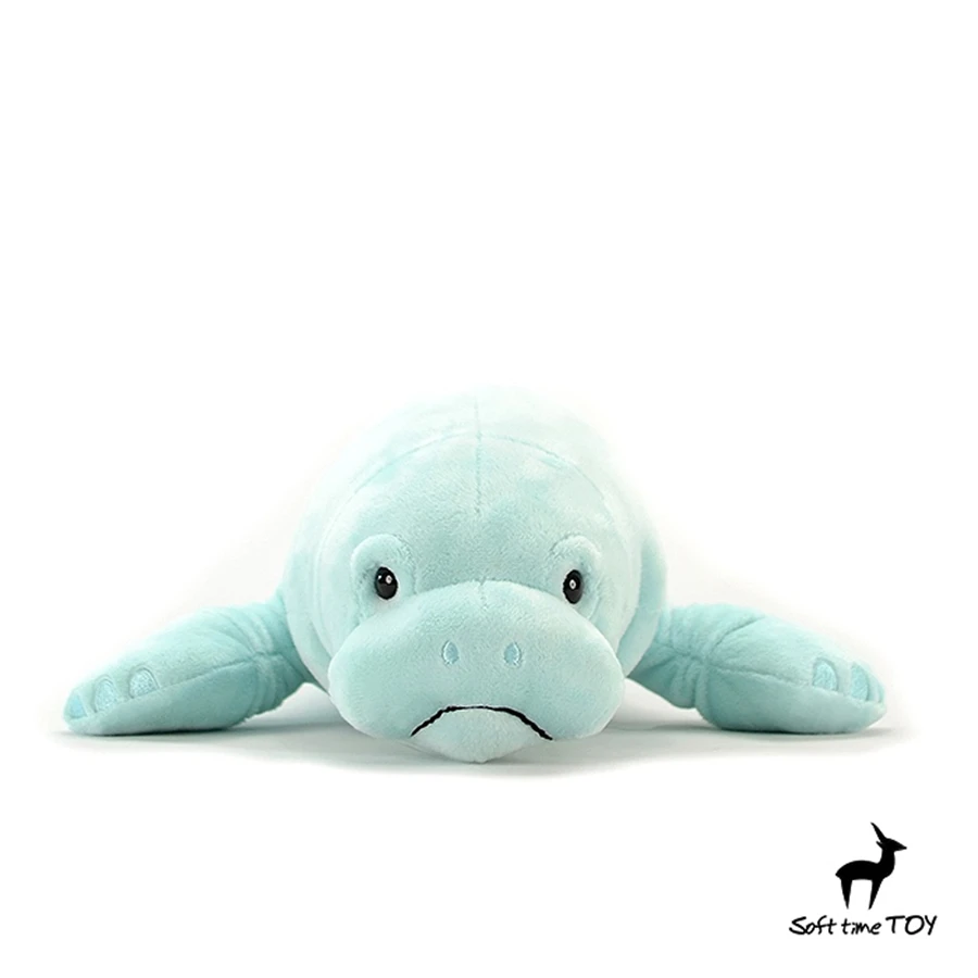 Manatee High Fidelity Anime Cute Mermaid Plushie Sea Cow Plush Toys Lifelike Animals Simulation Stuffed Doll Kawai Toy Gifts Kid 3