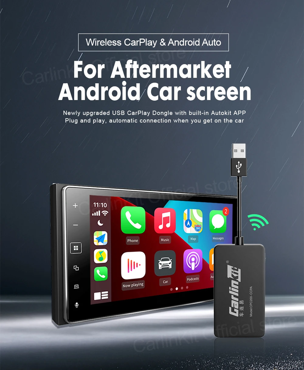 Carlinkit  Carlinkit  ī÷, ȵ̵ ڵ ,  ȵ̵ ȭ, ڵ Ariplay Ʈ ũ, iOS