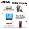 ANENG AN870 Digital Multimeter 19999 Counts True Rms Multimeters Transistor Tester Voltimetro Profesional Capacitance Meter 4