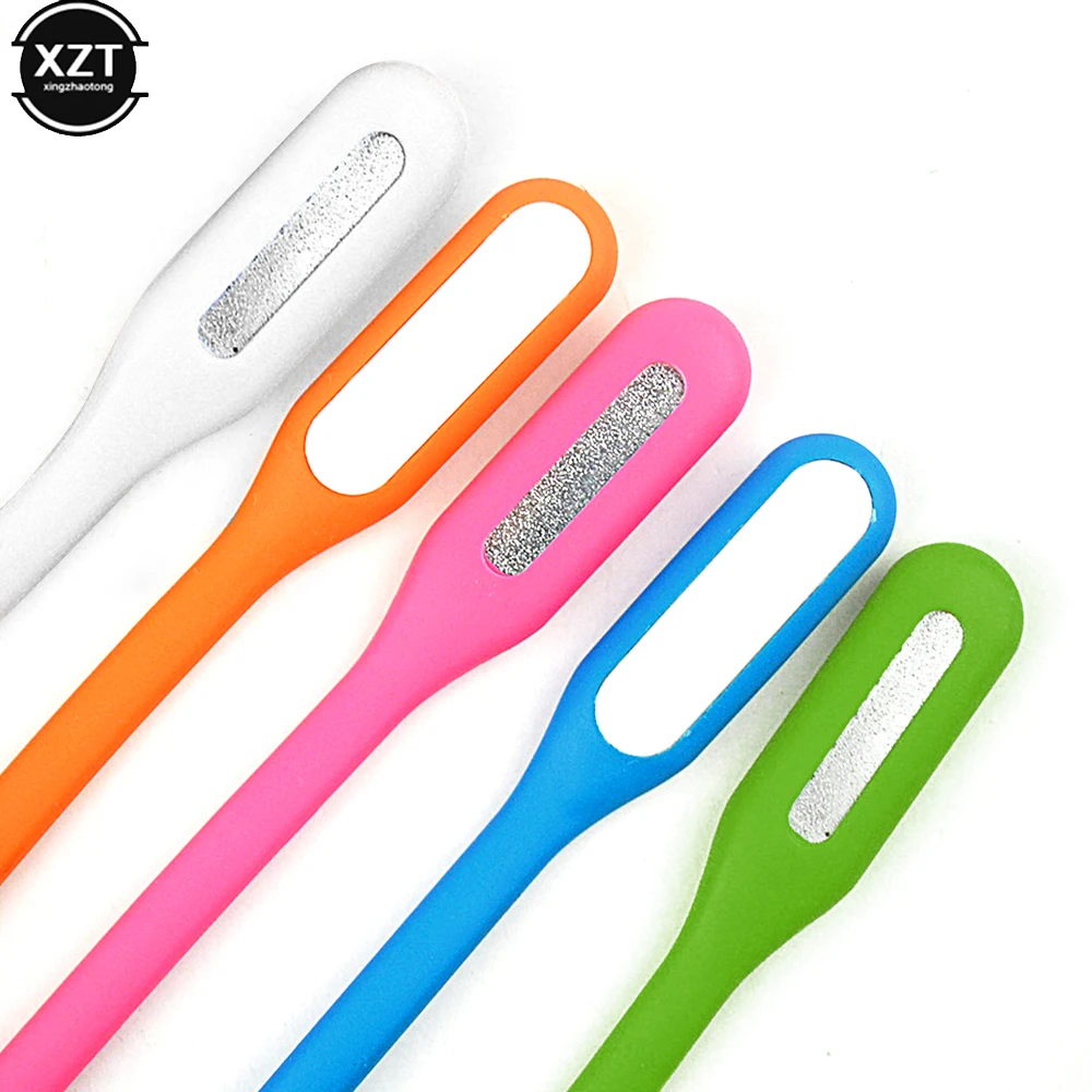 Flexible USB Led Night Lights Mini table Reading Light Portable Xiaomi Power bank PC