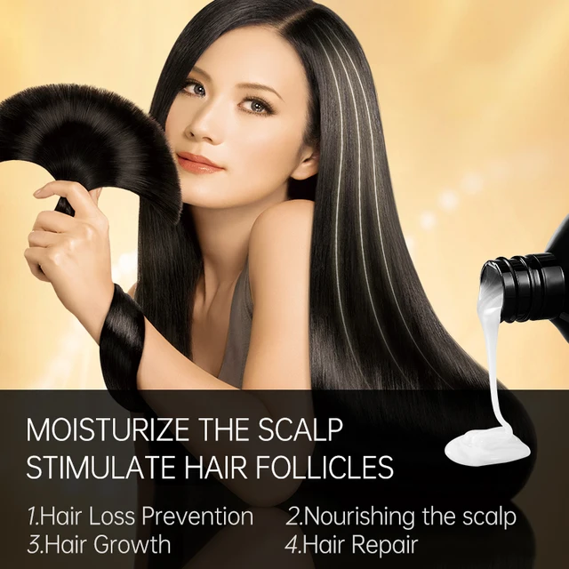 PURC Biotin Hair Growth Shampoo Anti Hair Loss Repair Damaged Frizz Argan Oil Scalp Treatment Hair Care Products 3