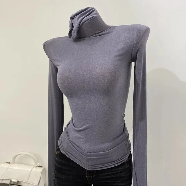 Long Sleeve Turtleneck Top 1