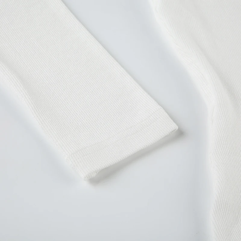 Camisetas de dos piezas para mujer, lindas y bonitas, con ribete de encaje liso, de manga larga, ropa suave y moderna de otoño.