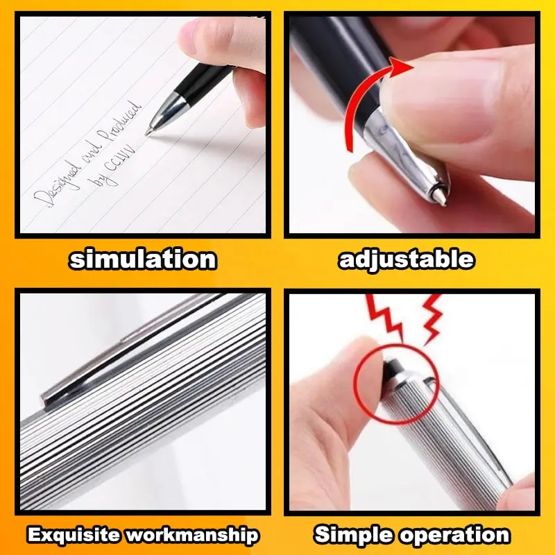 2 PCS Creative Electric Shock Pen Toy Utility Gadget Gag Joke Funny Prank Trick Novelty Friends Best Gift Birthday Spoof Gift
