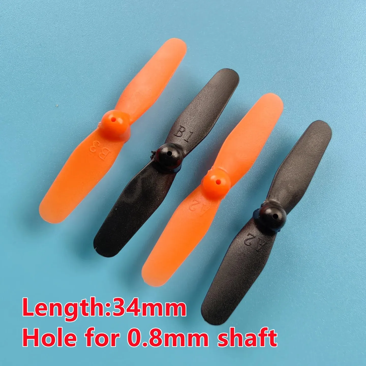 C129 RC Helicopter Main Blades - Blue Replacement Propellers For 4CH Remote Control Drone