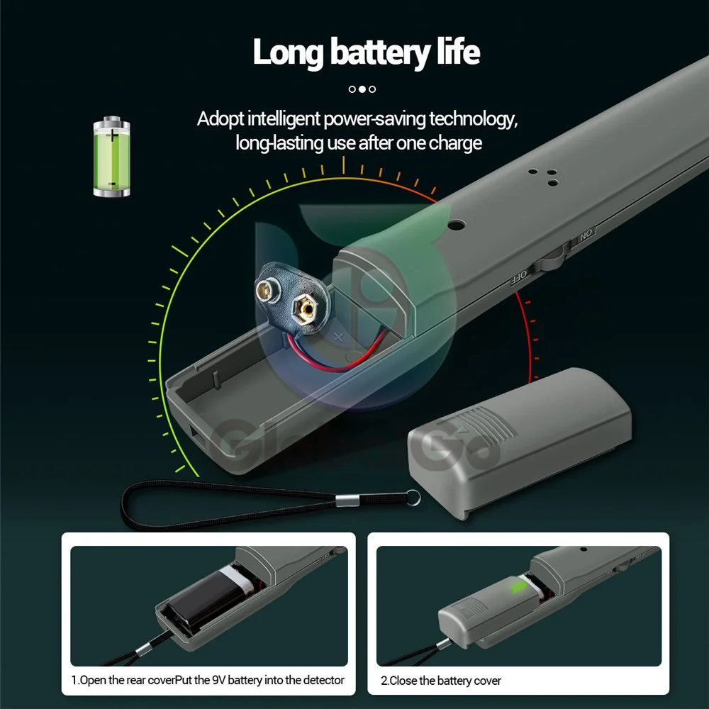 Metal Detector DM3004A Handheld Alarm High Sensitivity Metal Scanner Security Checker Search Coil Metal Detect Tool