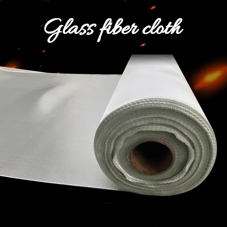 Tela de fibra de vidrio de 0,8mm, tejido liso ignífugo y resistente al agua, alta temperatura, 1 metro cuadrado