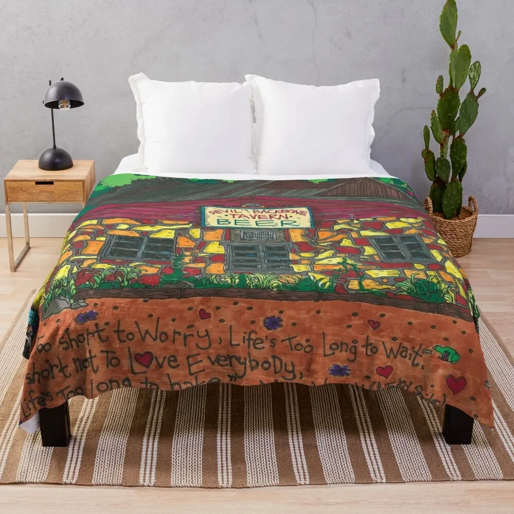 Devil'S Backbone Tavern Tribute Throw Coperta Letti Invernali Bellissime Coperte Per Capelli