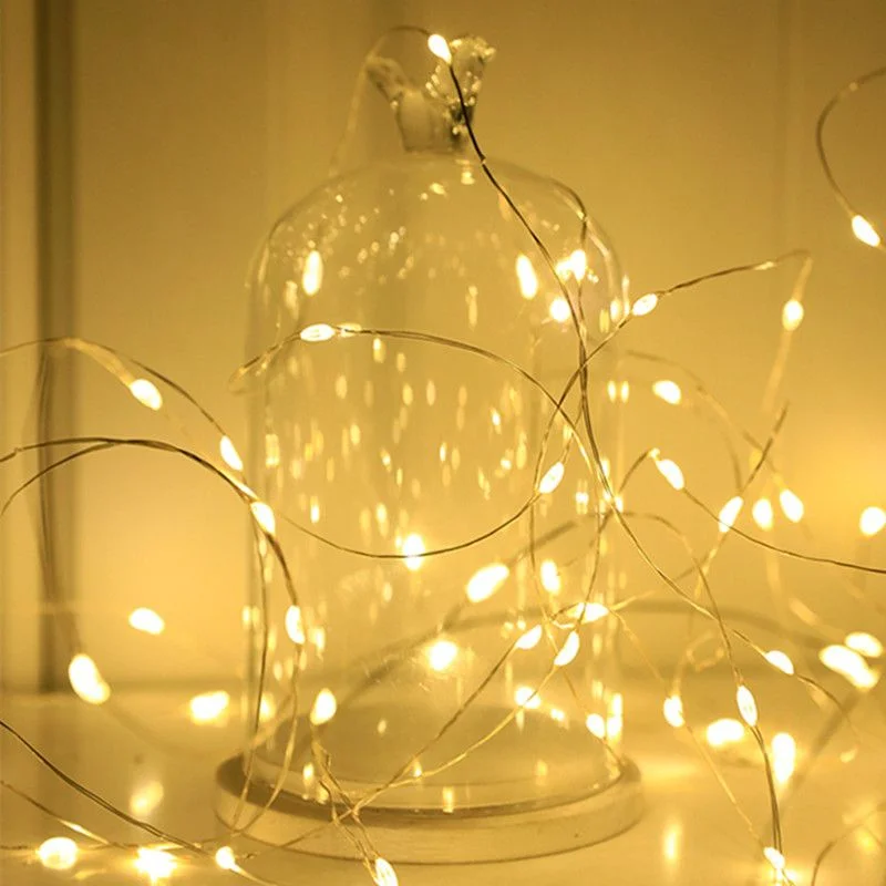 

Party Home Decoration Fairy Light 1m/2m/3m/5m/10m Battery for Copper Wire Light Garland LED Wedding Decor Christmas String Light