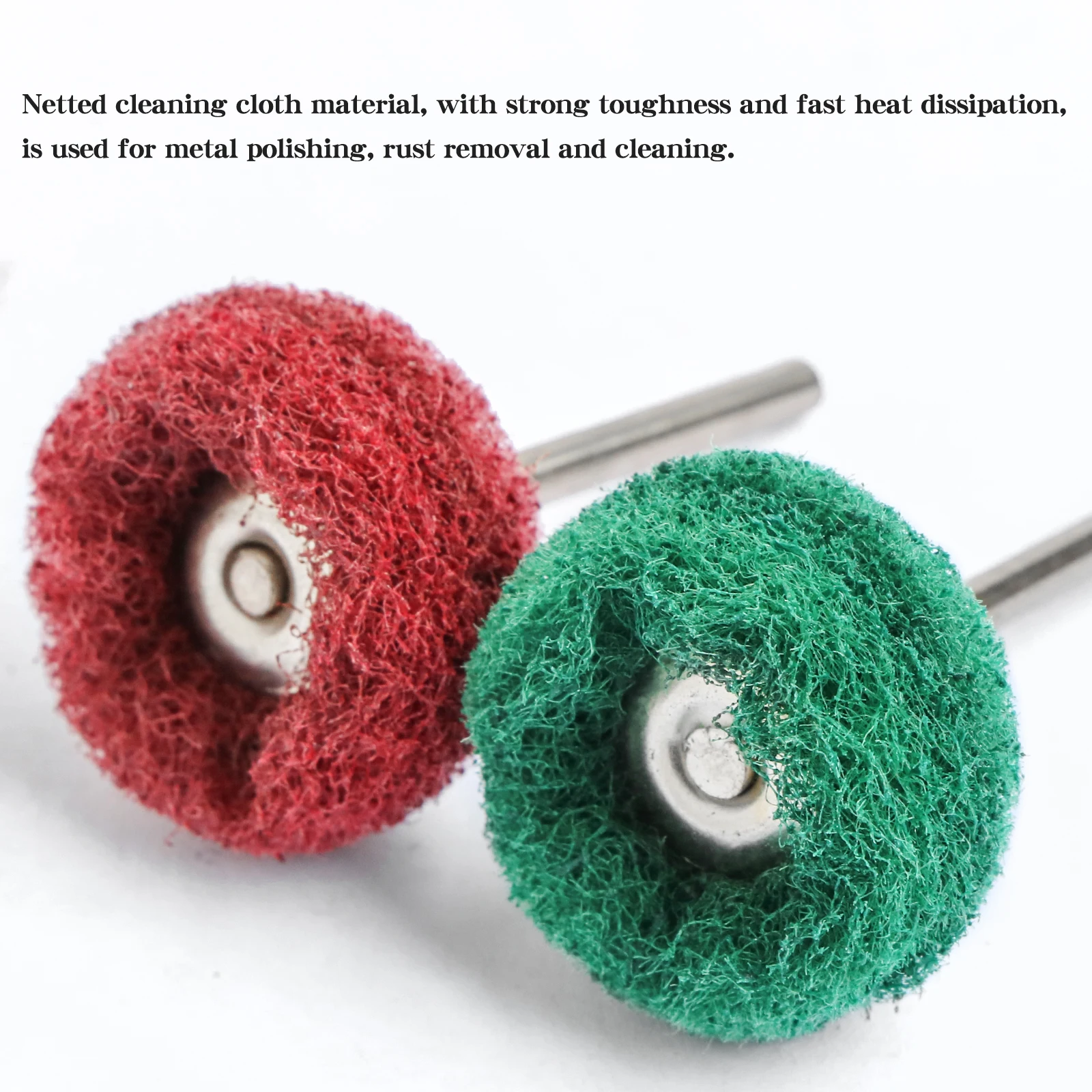Mini Drill Abrasive Brush 2.35mm/3mm Shank Nylon Buffing Polishing Wheel for Dremel Rotary Tool Accessories Set