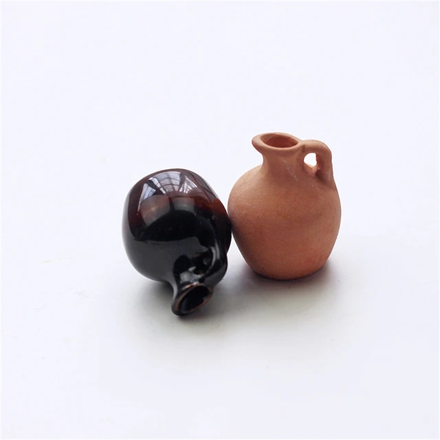 Miniature Vase Model Simulation Vase Ornaments Creative Pocket Decorative Artwork Classic For Gifts Vase Decor Mini Ceramic Vase