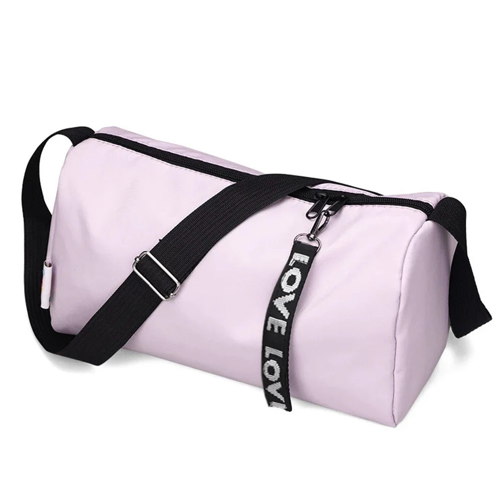 Damen-Turnbeutel Mit Schuhfach & Wasserdichter Tasche – Große Wochenendtasche Für Fitness, Reisen, Rosa