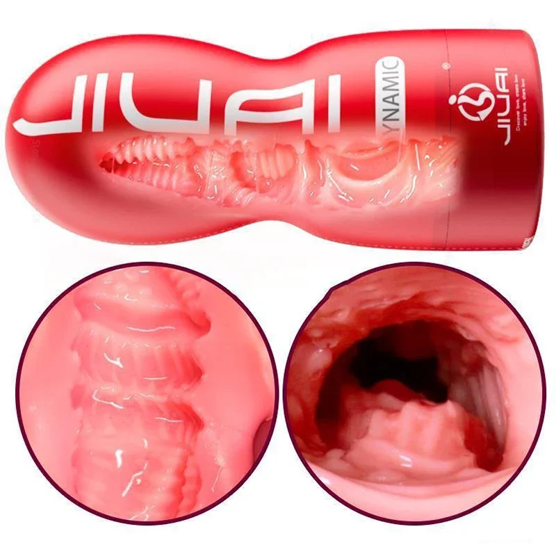Vacuum Realistic Male Masturbator Aircraft Cup Blowjob Oral Sex Toys for Men Soft Anal Vagina Pocket Pussy Tight Adult Games male masturbator male masturbator cup male masturbation aid