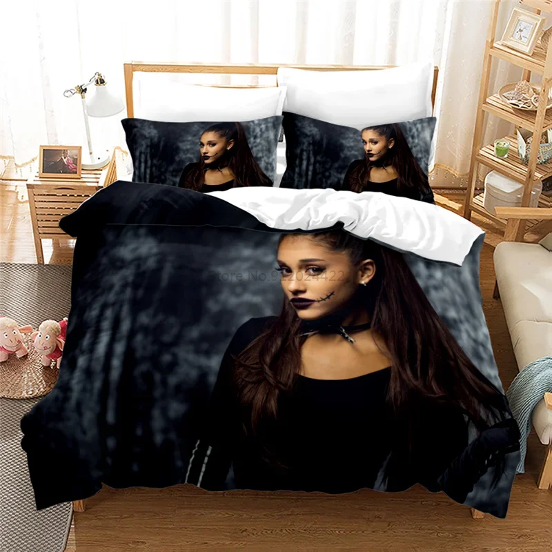 Home Textile Ariana Grande Singler Printed 3d Bedding Set Bed Linen Bedclothes Duvet Cover Set Pillowcase 2/3pcs Queen King Size 2