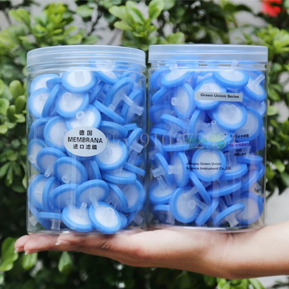 100pcs/lot Lab 13mm 25mm Disposable needle filter Aquo-system/Organic-system/PTFE 0.22/0.45um Millipore Membrane Syringe filter