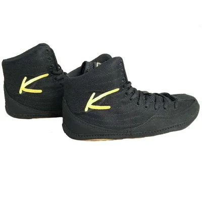 Authentic Professional Boxing Shoes Wrestling Shoes For Women Men Training Tendon At The End Leather Sneakers