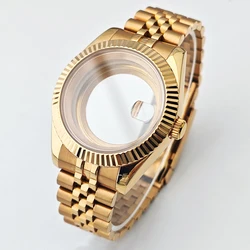 Premium Stainless Steel Watch Case with 20mm Band - High-Quality Watch Accessories for M8215 8285 (3 Rosegold)