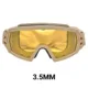 3.5mm Yellow Lens