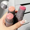 Tri-color Blush Stick Waterproof Strong coverage Blush Facial Brightening Profile Suitable for all skin tones 1