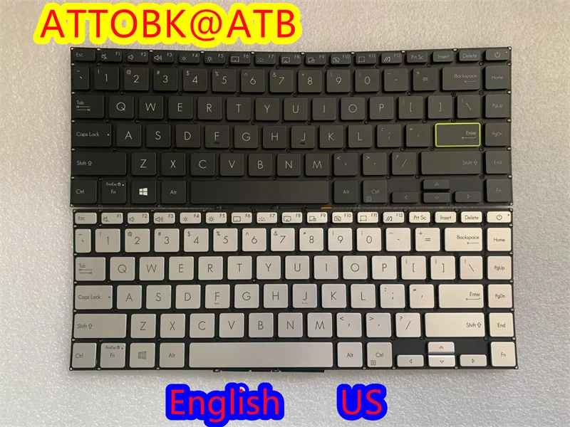 

English Laptop Keyboard For ASUS V4100F ADOL14E X421F ADOL14FQC computer notebook Backlit keyboards pc