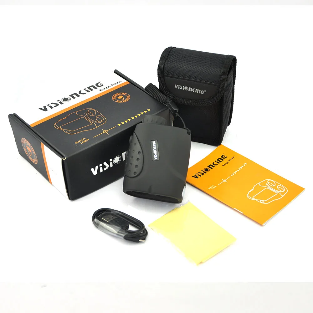 Visionking 6x21 Laser Rangefinder Portable LCD FMC 1000M Metre Distance Outdoor Golf Flag-Lock Survey Telemeter Telescope