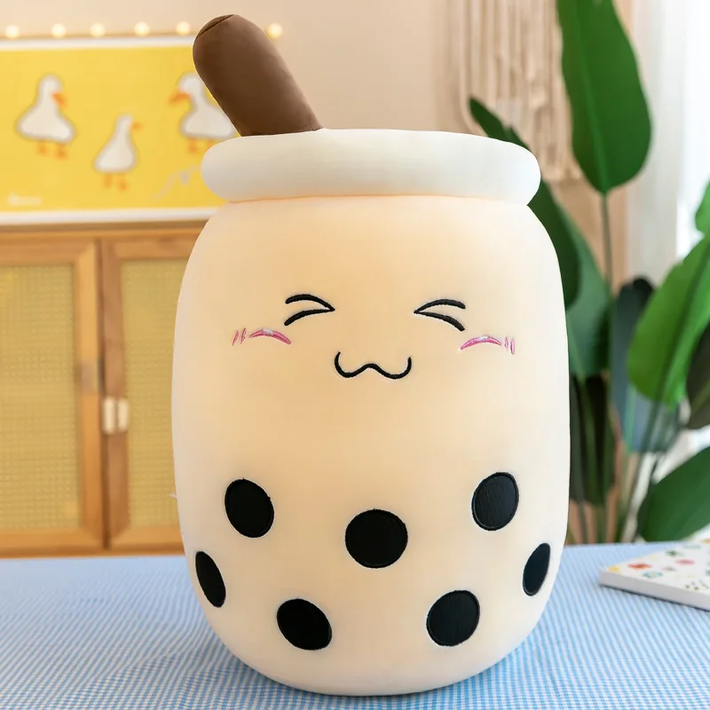 thumbnail image 1 of 22-70cm Giant Size Bubble Tea Plushies Squishy Milk Tea Boba Pillow Peluche Ice Cream Fruits Juice Drink Bottle Prop Decor Gift, 1 of 5