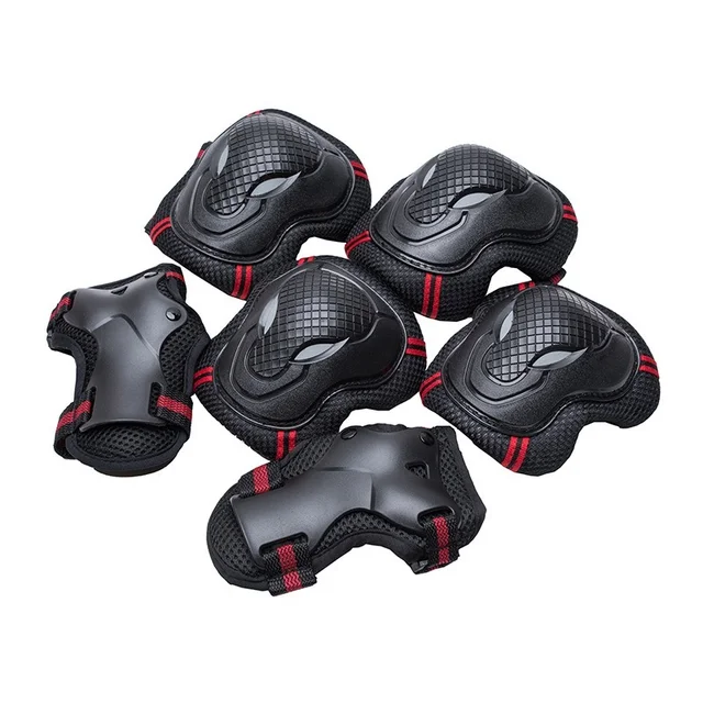 6 Pcs Adults Kids Protective Gear Knee Pads Elbow Pads and Wrist Guard for Rollerblading Skateboard Cycling Skating Bike Scooter 4