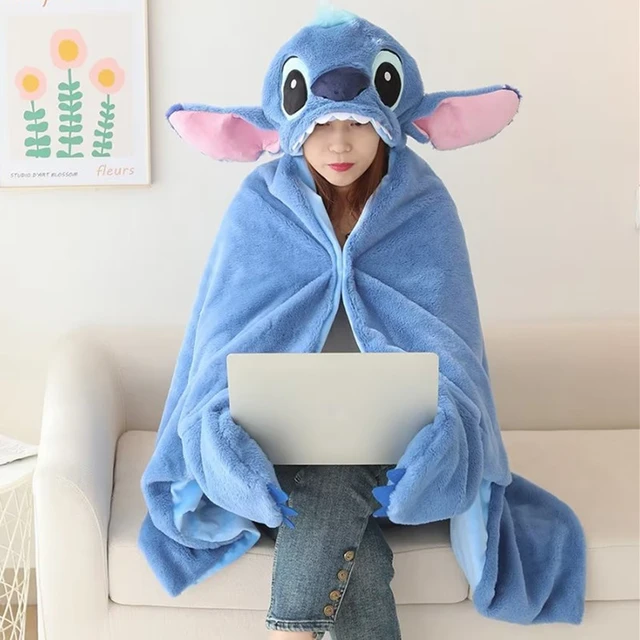 Couverture a capuche stitch, Couverture stitch, Couverture lilo et stitch