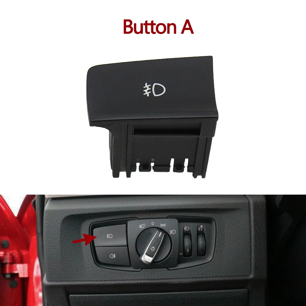 ヘッドランプロータリーヘッドライトスイッチフォグライトボタンカバー