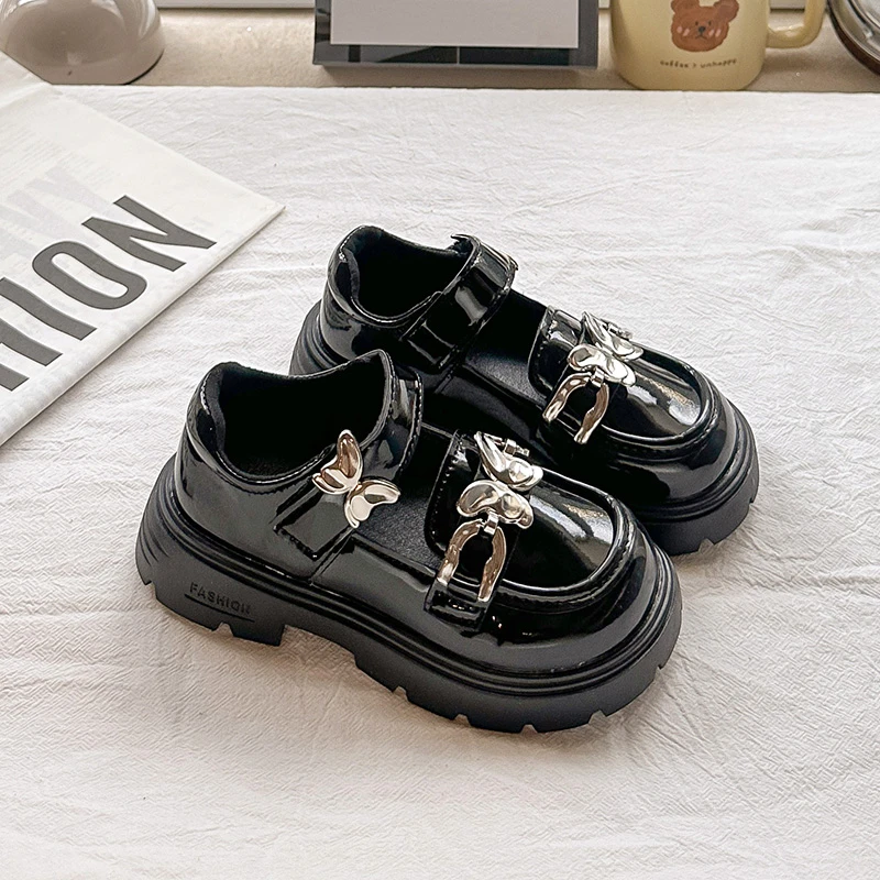 Girls Platform Mary Jane Shoes Soft Sole Autumn