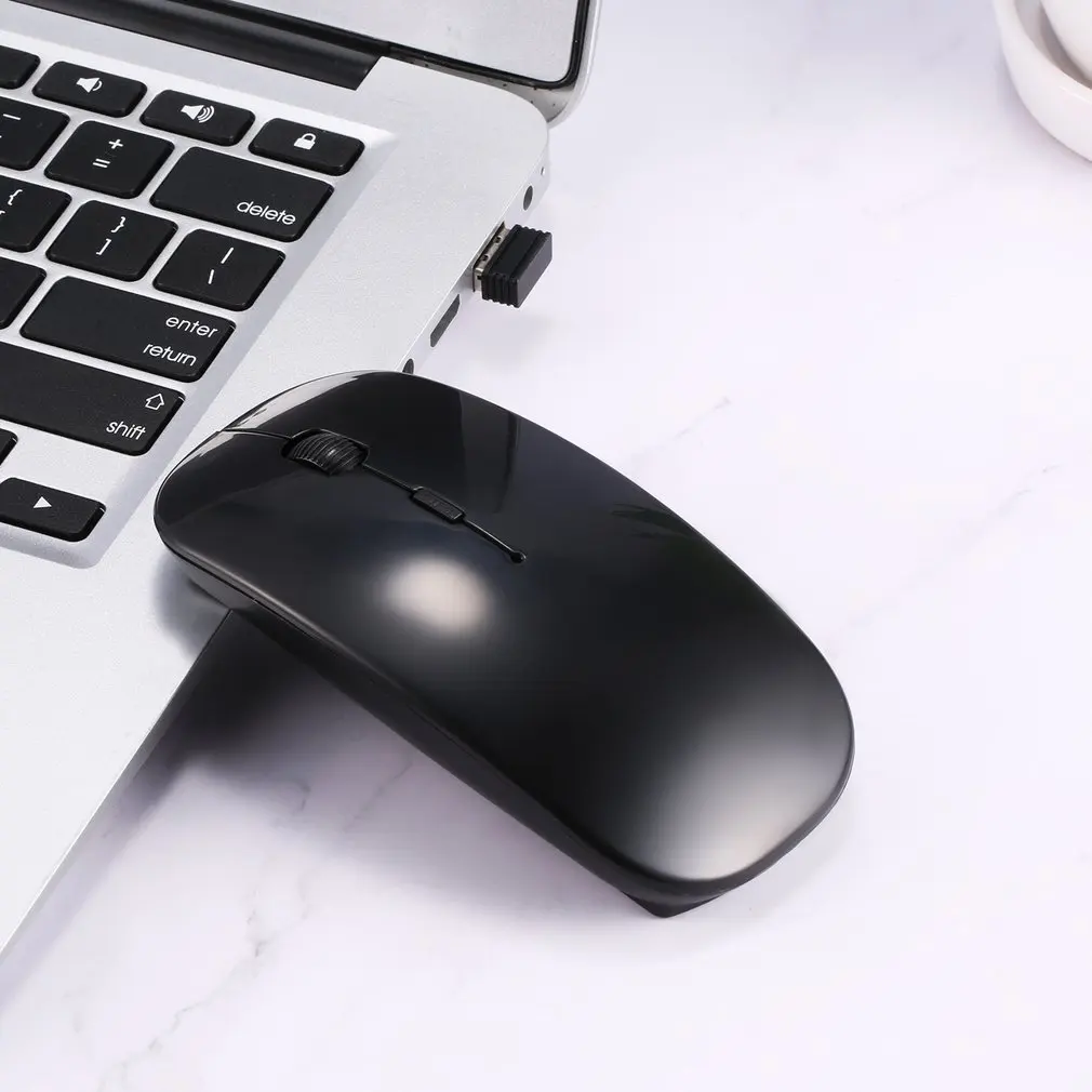 

2024 New Wireless Mouse 3 Adjustable DPI 2.4G Wireless Mice Receiver Portable Ultra Thin Optical Mouse For PC Laptop Notebook