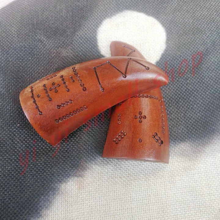 Yin Yang cup divination tool, Taoist nature, Taoist magic instrument, lightning strike, jujube wood, hetuluo book, holy divinati 4