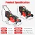 Self-Propelled Gas Lawn Mower 5HP 140CC, 20 Inch Cutting Width with 60L Grass Bag, 8 Height Adjustable 4-Stroke Engine 6 Self-Propelled Gas Lawn Mower 5HP 140CC, 20 Inch Cutting Width with 60L Grass Bag, 8 Height Adjustable 4-Stroke Engine 6