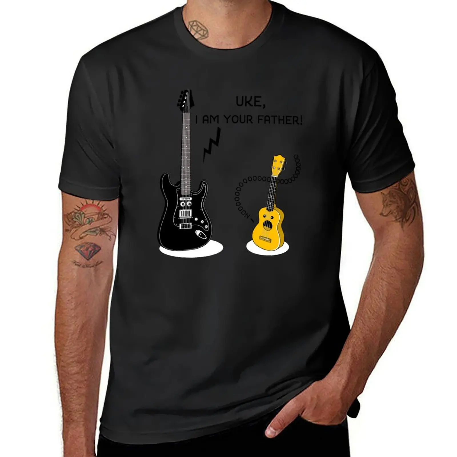 Uke, I am your Father! T-Shirt sports fans summer top plus sizes summer clothes mens graphic t-shirts funny
