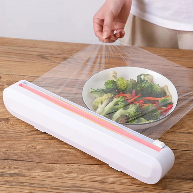 Plastic Wrap/Foil Cling Film Slide Cutter Slicer Tool Come with