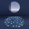 Nordic Cute Carpets for Living Room Cartoon Style Bedroom Decor Round Rug Soft Short Plush Children Mats Crawling Game Area Rugs 4