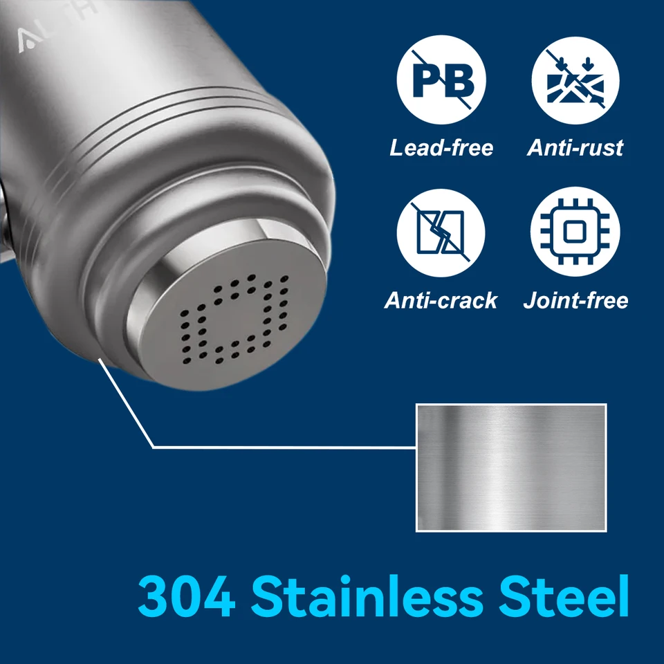 깨끗한 식수를 위한 ALTHY 스테인리스 스틸 수도꼭지 정수기